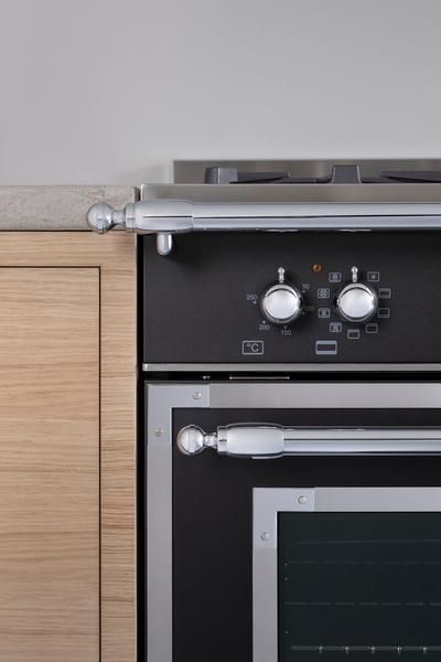 Bertazzoni Heritage 90cm Dual Fuel Range Cooker Single Oven in Matt Nero_Cooker