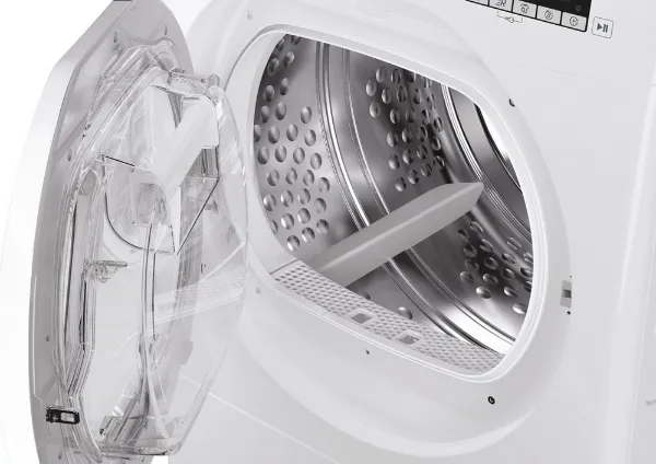 Hoover H-Dry 300 HLE C10DE-80 10kg Condenser Tumble Dryer - White_interior