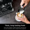 Ninja ES601UKBK Ninja Luxe Café Premier Espresso Machine - Midnight Black_thick froth