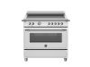 Bertazzoni Heritage 90cm Induction Range Cooker Single Oven in Stainless Steel