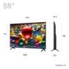 LG 55UA74006LB.AEK 55" 4K Ultra HD Smart TV_dimensions