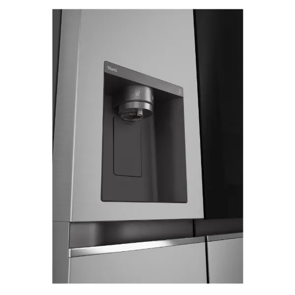 LG GSGV81PYLL American Style Smart Total No Frost Fridge Freezer with InstaView™ - Prime Silver_water dispenser