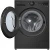 LG F4X7013TBB 13kg AI Direct Drive Washing Machine in Black_open door