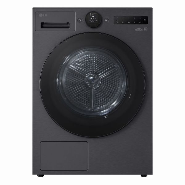 LG RHX7010TBB 10kg DUAL Inverter Heat Pump™ Dryer in Black_main
