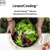 LG GSLC41PYPE 641L NatureFRESH Side-By-Side American Style Fridge Freezer in Prime Silver_linear cooling