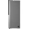LG GSXE90BSDD 628L InstaView™ Side-By-Side Fridge American Style Freezer in Brushed Steel_side