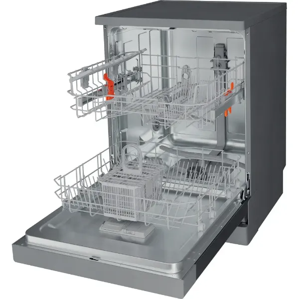 Hotpoint H2F HL626 X UK Freestanding 14 Place Settings Dishwasher_Open
