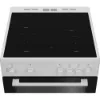 Zenith ZET605W 60cm Electric Cooker with Ceramic Hob - White_hob