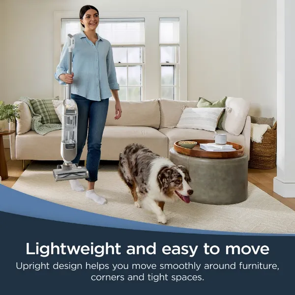 Shark SV2000UK Cordless Upright Vacuum - Stone_lightweight