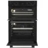 Hotpoint DIH10DB Built-In Electric Double Oven in Black_Open