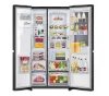 LG GSXE91EVAD 628L InstaView™ Side-By-Side American Style Fridge Freezer in Essence Black Steel_interior