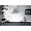 Hotpoint UIF93FLBX 90cm Chimney Island Cooker Hood in Stainless Steel_Lifestyle