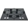 Hotpoint FTGHG641D/HBK 60cm Gas Hob with Front Control in Black
