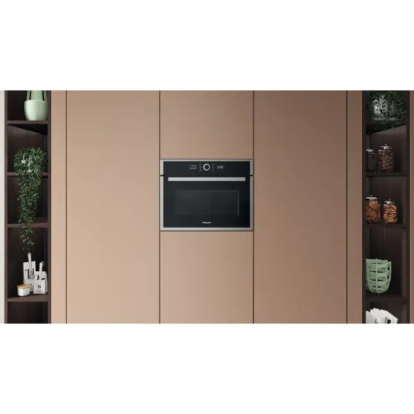 Hotpoint HMW47HMXUK Class 4 Built In Microwave with Grill and Dynamic Crisp