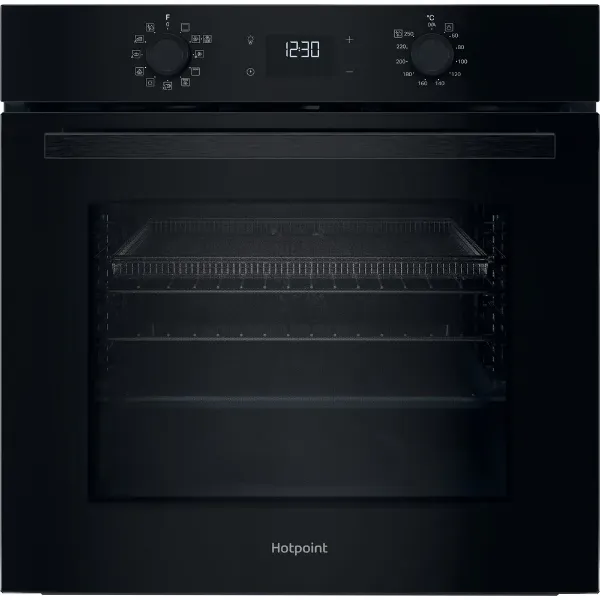 Hotpoint HO458HFBUK Class 2 60cm Built-In Single Multifunction Oven with Multiflow and Air Fry
