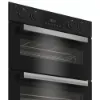 Hotpoint DUH10DB 72cm Built Under Double Fan Oven with Enamel Liners