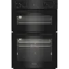 Hotpoint DIH82G1AB 89cm Built In Double Fan Oven with Air Fry and Telescopic Shelf