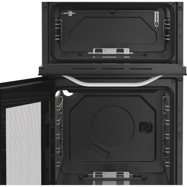 Hotpoint HDG5GCw 50cm Gas Double Cooker - White_interior
