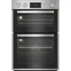 Hotpoint DIH82DIX 89cm Built In Double Multifunction Oven with Catalytic Liners