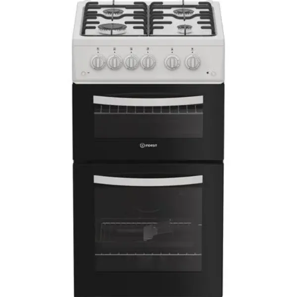 Indesit ITG5GMW 50cm Gas Twin Cooker - White