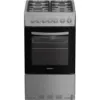 Indesit I5G3PMX 50cm Dual Fuel Single Cooker in Stainless Steel