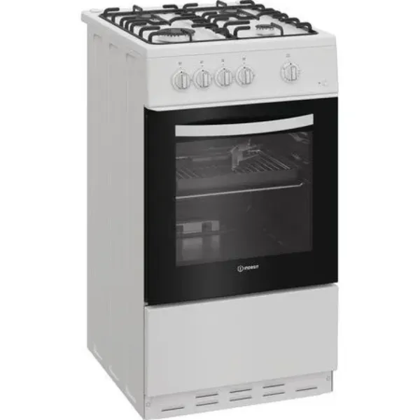 Indesit I5G1KMW 50cm Gas Single Cooker in White