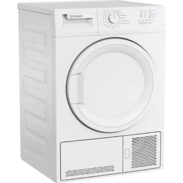 Indesit CYDC82WWGLUK Condenser Sensor Dry 8kg Tumble Dryer in White