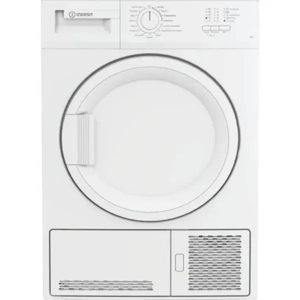 Indesit CYDC82WWGLUK Condenser Sensor Dry 8kg Tumble Dryer in White