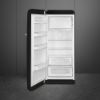 Smeg FAB28LBL6UK 60cm 50s Style Left Hand Hinged Free Standing Refrigerator In Black