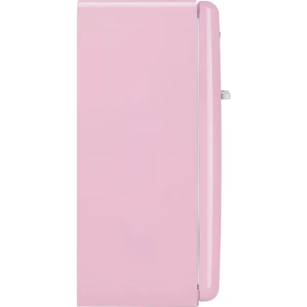 Smeg FAB28RPK6 60cm 50’s Style Right Hand Hinged Free Standing Refrigerator In Pastel Pink