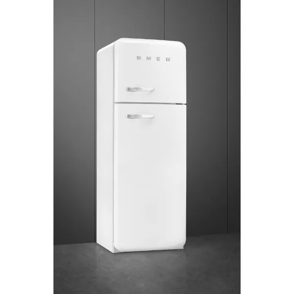 Smeg FAB30RWH6UK 60cm 50’s Style Fridge Freezer Right Hand Hinged In White