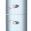 Smeg FAB32LPB6UK 60cm 50's Style Fridge Freezer Left Hand Hinge in Pastel Blue