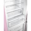 Smeg FAB32RPK6UK 60cm 50s Style Fridge Freezer Right Hand Hinge In Pink