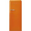 Smeg FAB28LOR6 60cm 50s Style Fridge with Icebox Left Hand Hinge In Orange