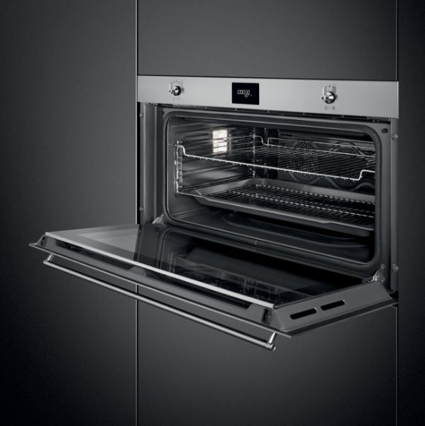 Smeg SFPR9301TX 90cm Single Pyrolytic Oven in Stainless Steel