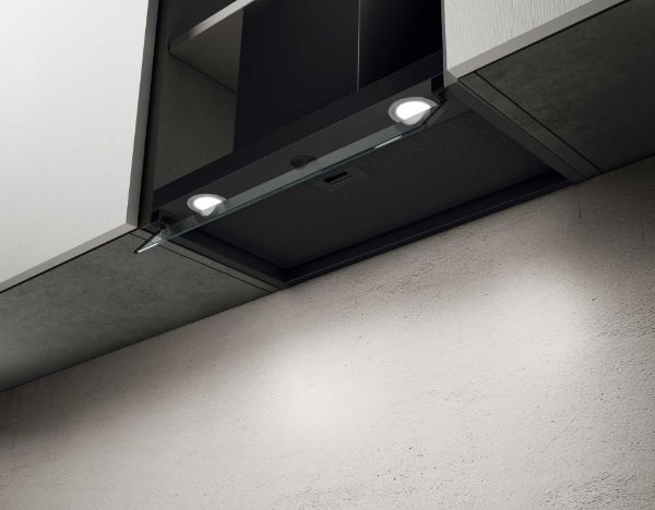 Elica BOXIN-LX-BL-60 Boxin Lux 60cm Integrated Cooker Hood in Black
