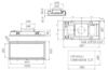 Elica ILLUS-PLS-RM-BK 100cm Ceiling Integrated Cooker Hood in Black 