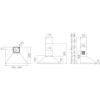 Elica MISSY-LED-60 60cm Wall Mounted Cooker Hood in Stainless Steel