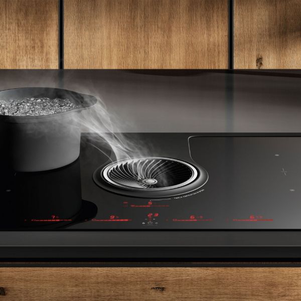 Elica NT-ONE-EVO 80cm Venting Hob in Black 