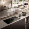 Elica NT-ONE-EVO 80cm Venting Hob in Black 