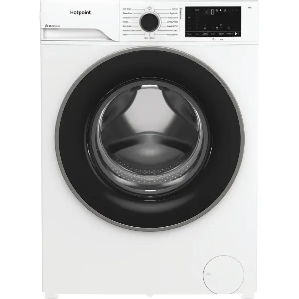 Hotpoint HB93CAREUK Fabric Care 9kg Freestanding Washing Machine in White