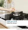 Bosch PCR9A5I90 Series 6 90 cm 5 Burner Gas Hob in Stainless Steel