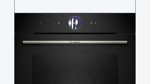 Bosch HRG7764B1B Built-in Oven with Added Steam Function in Black