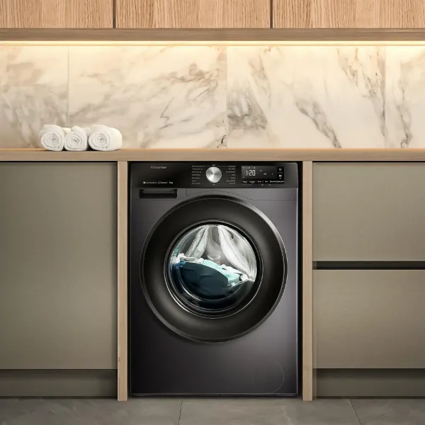 Hisense WF3S8043BB3 8kg 1400 Spin Washing Machine - Black