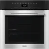 Miele H7364BP Built-In Electric Single Oven in CleanSteel with Pyrolytic Cleaning