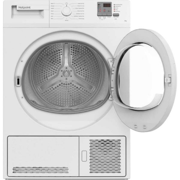 Hotpoint CHDC82BBGDUK 8kg Condenser Sensor Tumble Dryer in Black