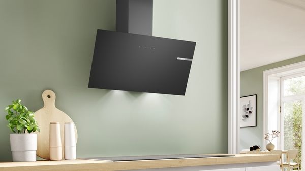 Bosch DWK85DK60B 80cm Wall-Mounted Cooker Hood in Black