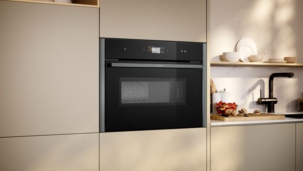 Neff C24MS31G0B Built In Compact Oven With Microwave Function in Graphite