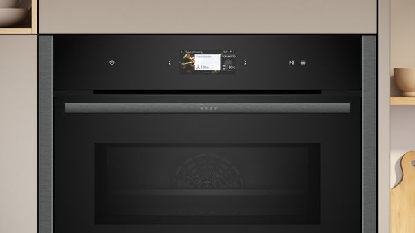 Neff C24MS31G0B Built In Compact Oven With Microwave Function in Graphite