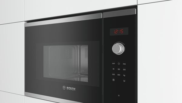 Bosch BFL523MS0B Series 4 Built-in Microwave Oven in Stainless Steel